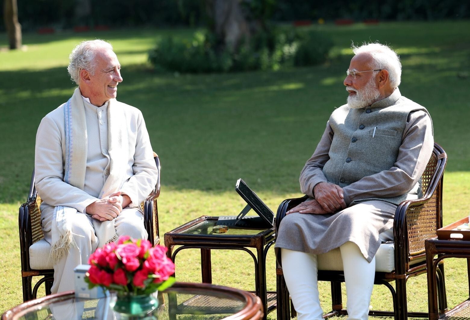 T. Nader and Narendra Modi