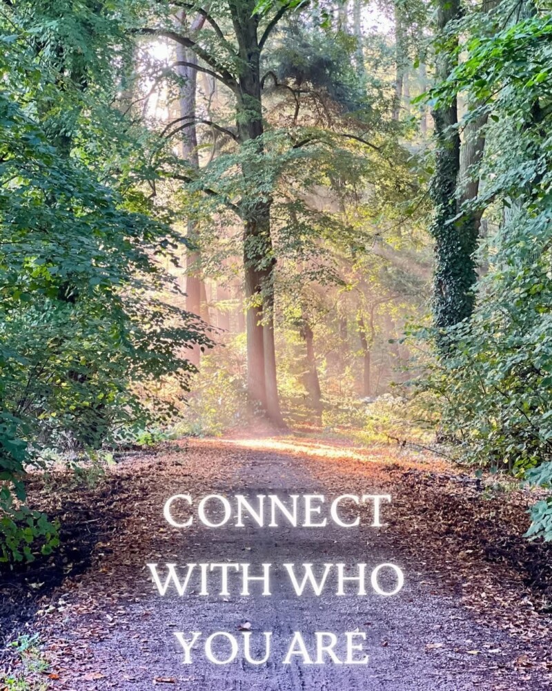 Connect with what you are